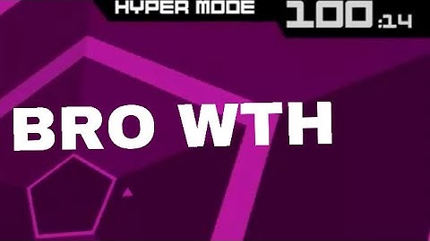 Hyper Hexagon in 100 seconds