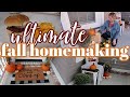 2020 ULTIMATE FALL HOMEMAKING | FALL FRONT PORCH MAKEOVER | FALL COOK WITH ME | Lauren Yarbrough