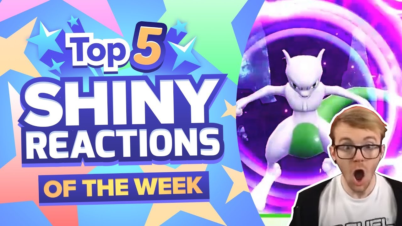 Top 5 Shiny Reactions Of The Week Pokemon Lets Go Pikachu And Eevee Shiny Montage Week 1