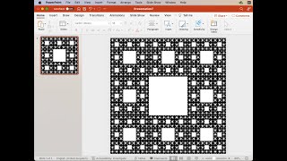 Creating Fractals in Microsoft PowerPoint