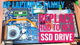 Hp Laptop Replace HDD to New SSD UPGRADE