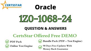 1Z0-1068-24 sample Questions |Oracle CX Commerce 2024 Implementation Professional