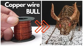 how i make a wire bull