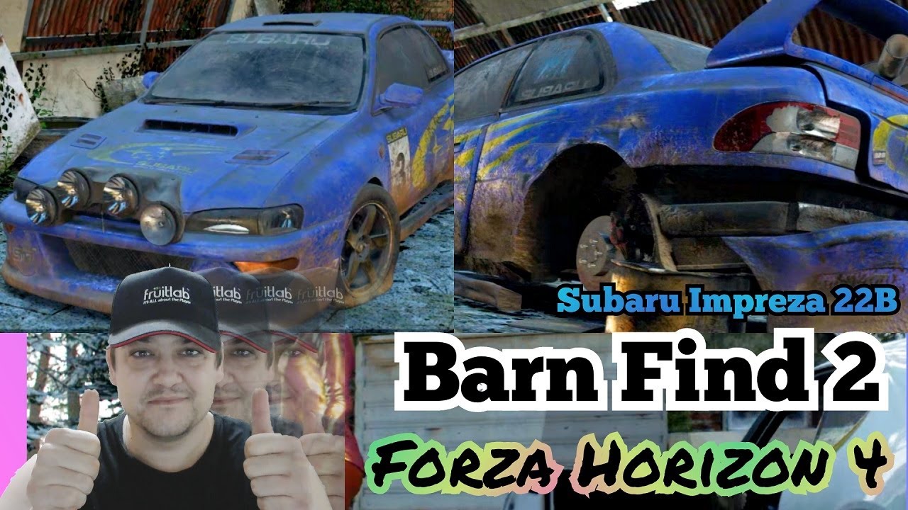 Forza Horizon 4 Barn Find 2 Lakehurst Forest / Subaru Impreza 22B YouTube