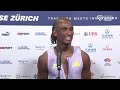 "The world record is Brazil's, it's ours" - Alison Dos Santos on breaking the world record in Zurich