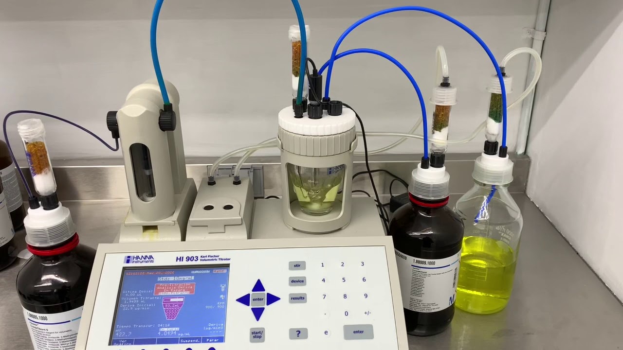 Título de reactivo Karl Fischer