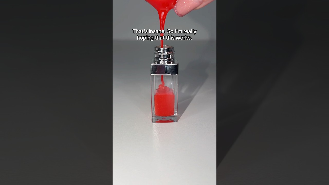 Making a Dior lip oil dupe 👀 