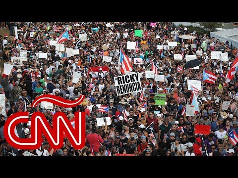 Vídeo: Protestas En Puerto Rico: Miles Exigen La Renuncia Del Gobernador