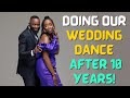 Redoing our wedding dance after 10 years and 3 children  10th anniversary