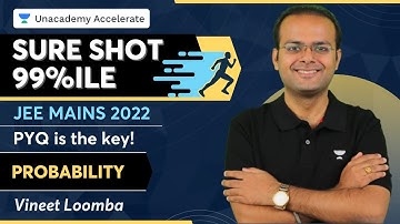 Sure Shot 99%ile In JEE Mains 2022 | PYQ is the key ! | Probability  | Vineet Loomba