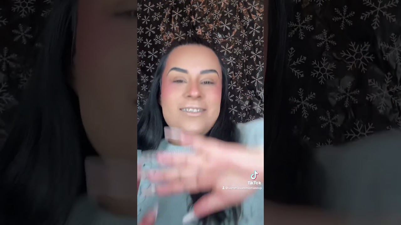 Snowflakes makeup idea. ❄️🤎 