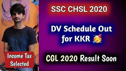 SSC CHSL 2020 Document Verification Schedule Out for Karnataka Kerala Region | CGL 2020 Result Soon?