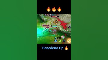 Benedetta skill combo tutorial |  #mlbbesports #mobilelegends #viral #gameplay