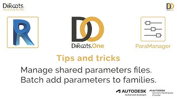 Revit 💡 | Managing Shared Parameters files and Batch adding parameters to families using ParaManager