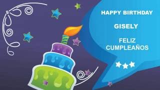 Giselyversionh like Hisely   Card Tarjeta71 - Happy Birthday