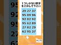【脳トレ】1つしかない数字探しクイズ 令和8年5月20日 #shorts