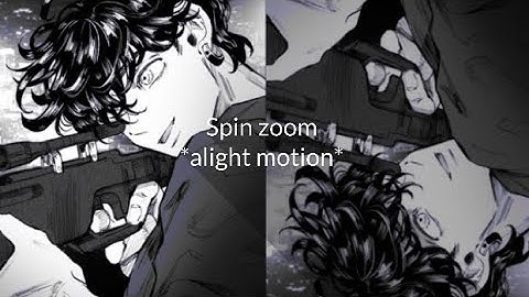 zoom spin tutorial | alight motion