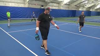 Dylan Frazier and Leigh vs Chris and Mark Howard Pickleball   Vetta West St Louis Jan 2022