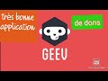 Trs bonne application de dons geev comment utiliser lapplication de dons geev top application