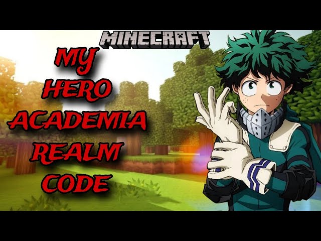 1.20+ || *NEW* BEST MY HERO ACADEMIA REALM CODE FOR MINECRAFT BEDROCK EDITION! class=