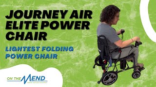 Journey Air Elite Power Chair - Lightest Folding Power Chair