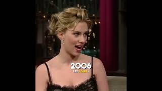 Scarlett Johansson through the years (1994-2023) #shorts