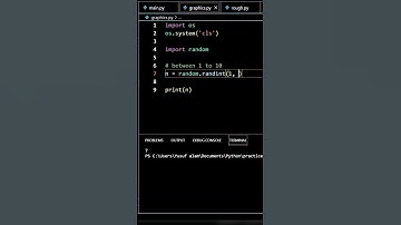 How to print random numbers in python  #shorts #python