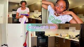 CLEAN MY TWO BEDROOM APARTMENT WITH ME || SETTING UP A NEW BED