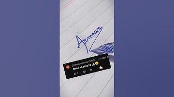 Armaan ✅🖋️ #calligraphy #signature #nameart #viral #shorts #writing #art