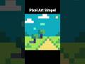 pixel art pemandangan #pixelart #pixelstudio #art #shorts #drawing #pixel