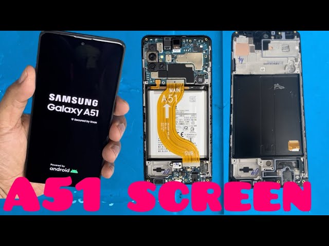Samsung A51 4g screen replacement A515 - YouTube