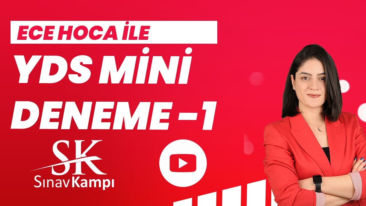 2025 YDS MİNİ DENEME 1  I ECE HOCA