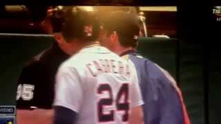 Miguel Cabrera and Brad Ausmus get ejected from Tigers VS Indians game