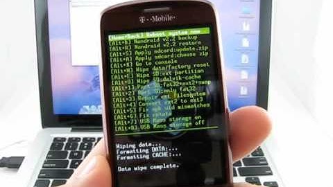 How To Root The MyTouch 3G And Load A Rom On It - Part 1