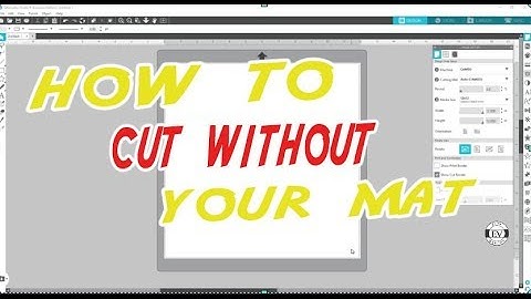 How To Use Your Silhouette Cameo 3 without The Cutting Mat