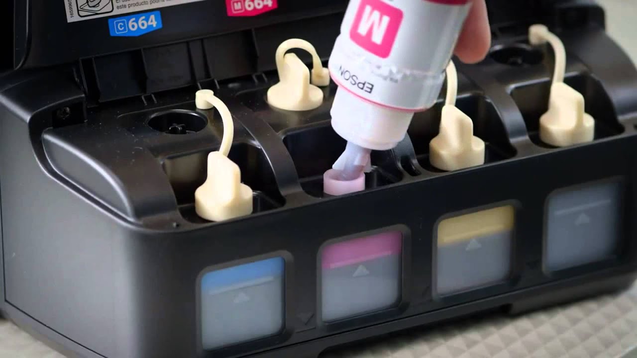 Epson EcoTank ET4500 4 in 1 Inkjet Printer Wireless YouTube