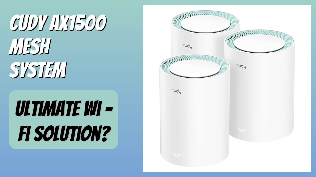 REVIEW (2025): Cudy AX1500 Mesh System. Features