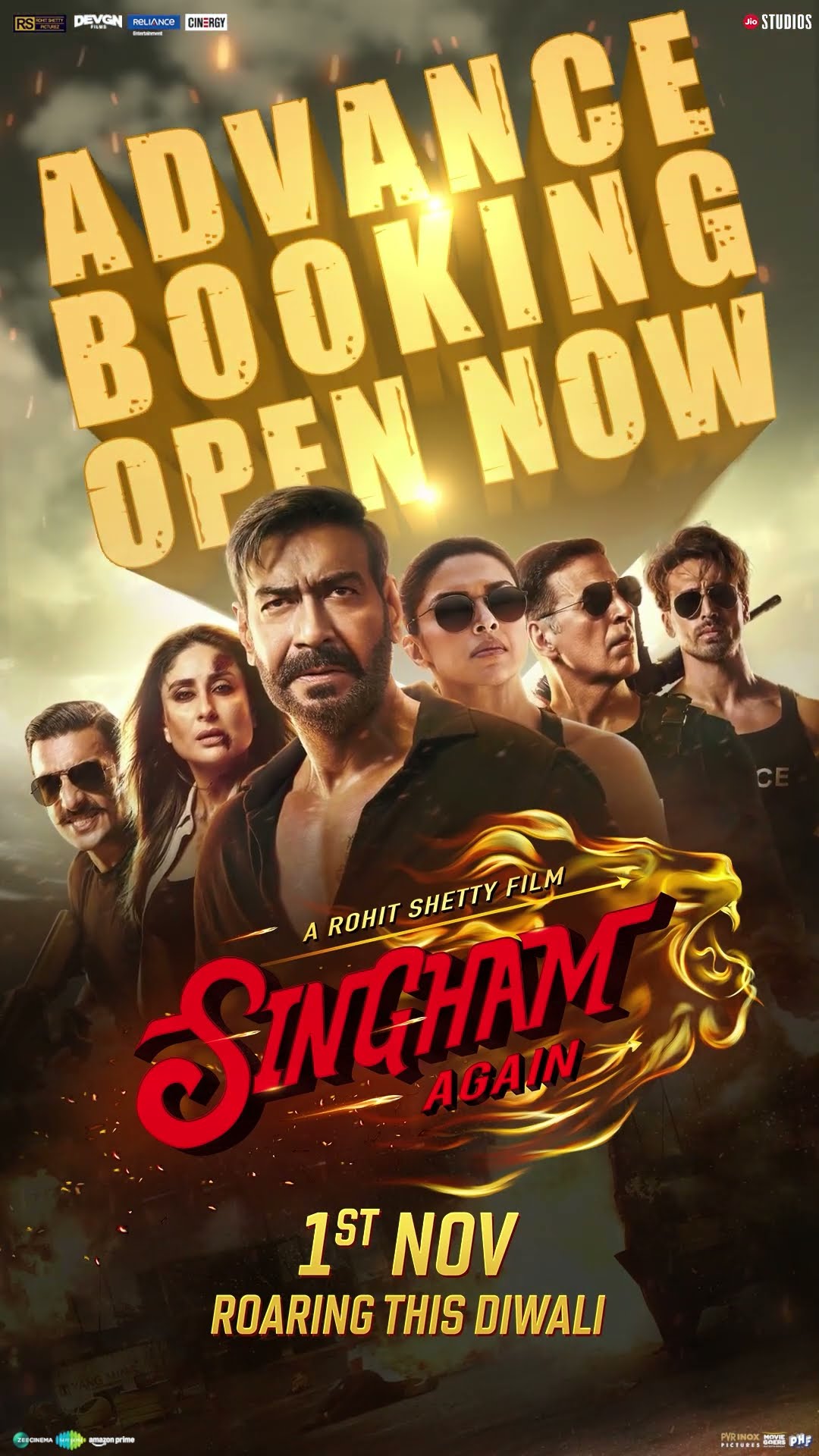 The Diwali Dhamaka you've been waiting for is coming your way?#SinghamAgain Advance Booking Open Now