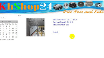 ASP.NET and VB.NET - Visual Studio 2012 - Product Detail part 1