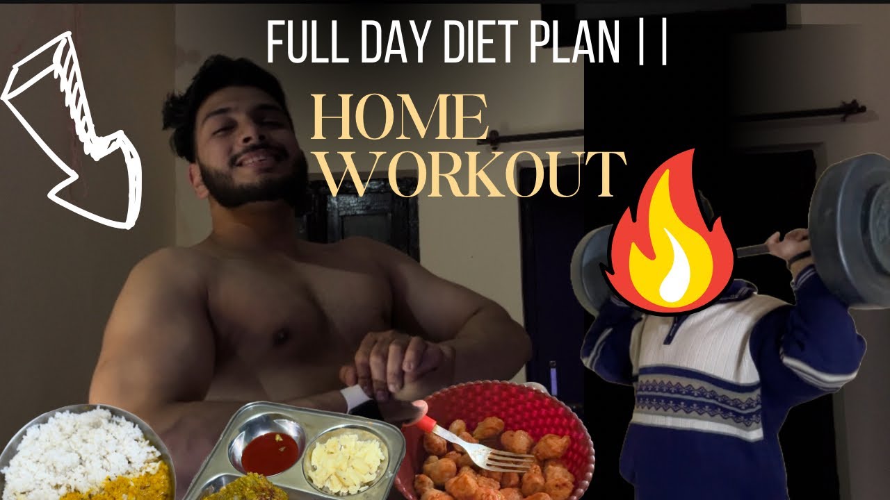 Day61. Full day diet plan for weight gain || chest and triceps workout ...