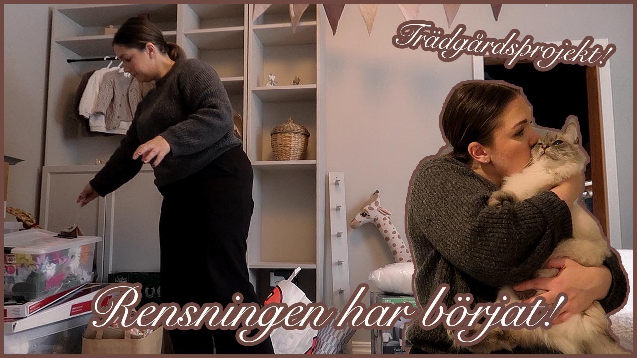 RENSAR OCH TRÄDGÅRDSPROJEKT! 🌸 VLOGG 210