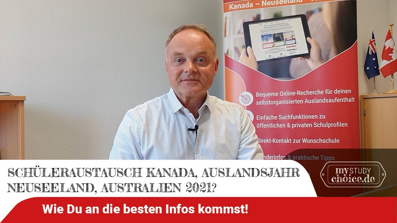 Schüleraustausch Kanada, Auslandsjahr Neuseeland Australien 2021? Wie Du an die besten Infos kommst!