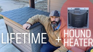 Lifetime Doghouse + Hound Heater Review And Unboxing, Winter Prep, Warm Pets 300w