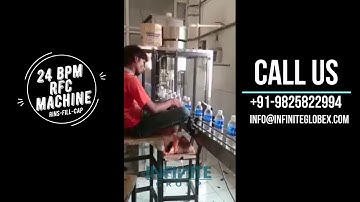 24 BPM AUTO WATER BOTTLE FILLING CAPPING MACHINE