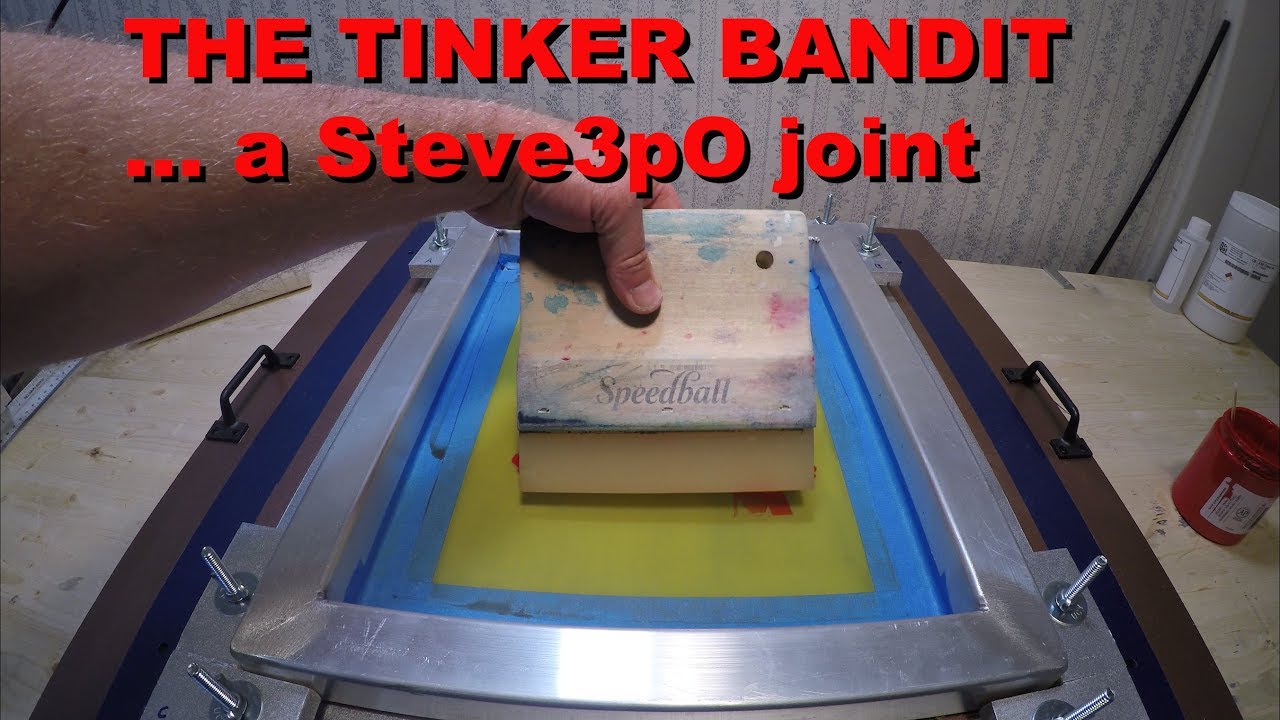 The Tinker Bandit DIY screen printing