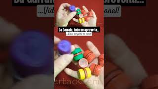 Reciclar tudo é  possível! #artesanato #faça #diy #recicle #dicas #reutilizando #garrafa #arte