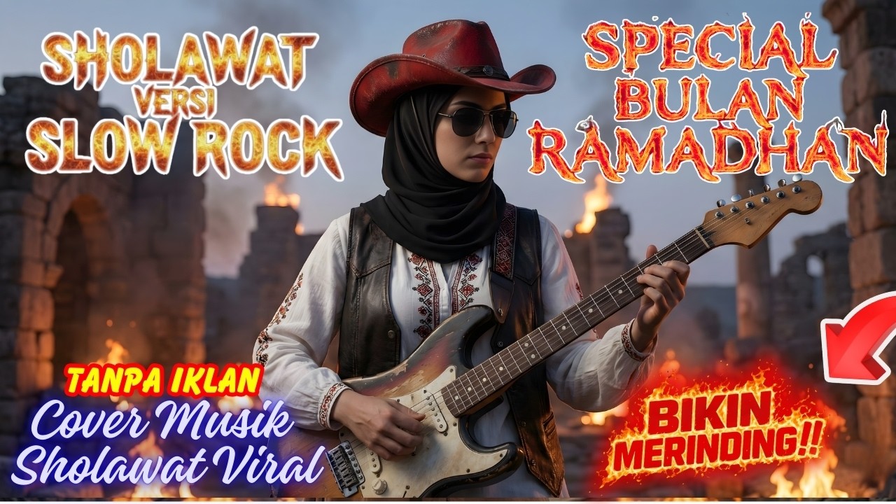 🛑 FULL ALBUM  SHOLAWAT PEMBUKA REZEKI, COVER VERSI SLOW ROCK 💥 SPESIAL BULAN RAMADHAN 2026 ‼️