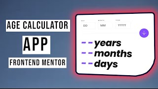 Age Calculator App | Frontend Mentor Challenges screenshot 5