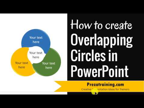 How To Create Overlapping circles in PowerPoint (3 PART VENN)