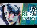 Trying Arrtx gouache! Sketchbook Hangout Stream